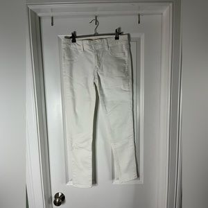 American Eagle white skinny jeans